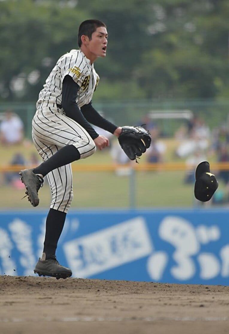 決勝・秋田南戦では3安打8奪三振の好投。3日目第1試合・帯広農（北海道）で登場する