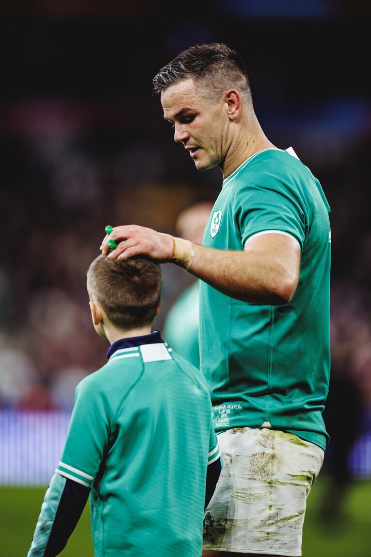 アイルランドの「顔」、ジョナサン・セクストン（38歳）。敗退後に息子と場内を歩いた　©Kiichi Matsumoto