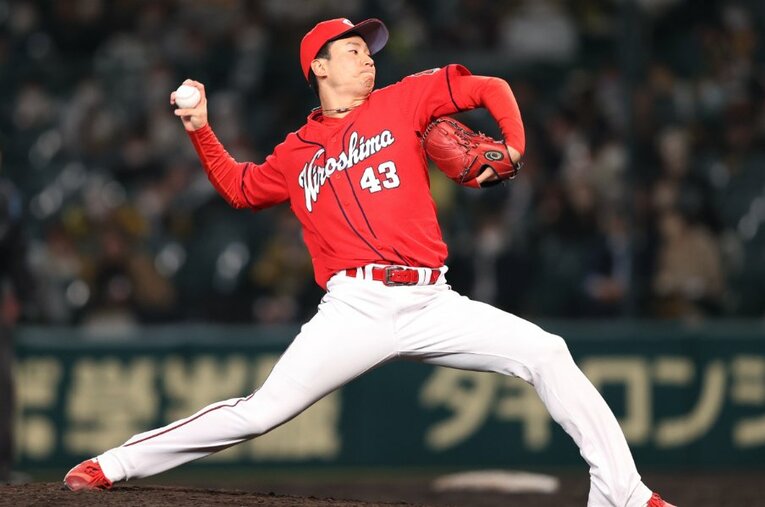 昨シーズンは入団以来最少の22登板に終わった島内。今季は豊かな才能を開花させられるか ／ photograph by JIJI PRESS