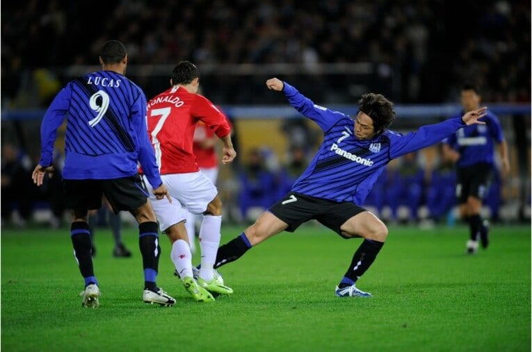 2008年クラブW杯でのC・ロナウド、ガンバ大阪とも対戦　©Takuya Sugiyama