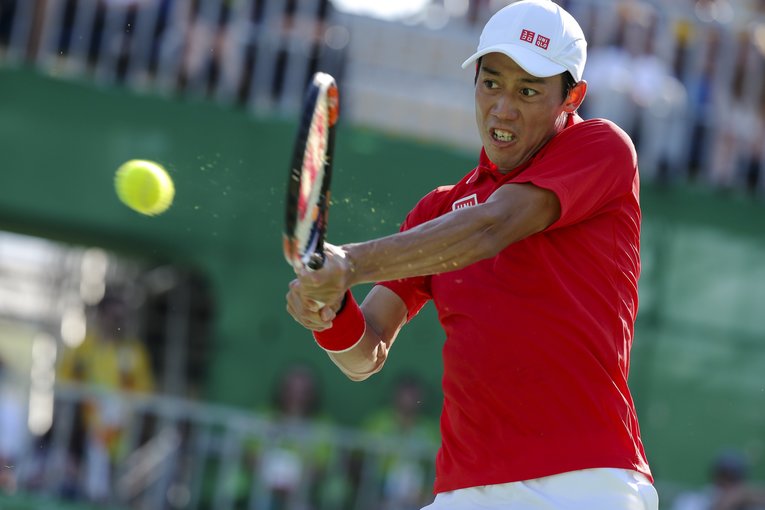 リオ五輪での錦織©JMPA