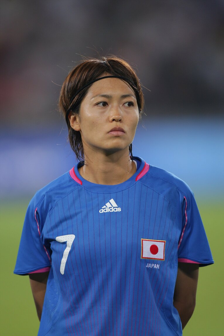 北京五輪時の安藤梢（26歳）　©JMPA