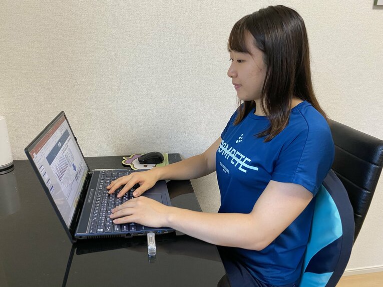 「勉強や論文は家でやるタイプ」（写真=本人提供）