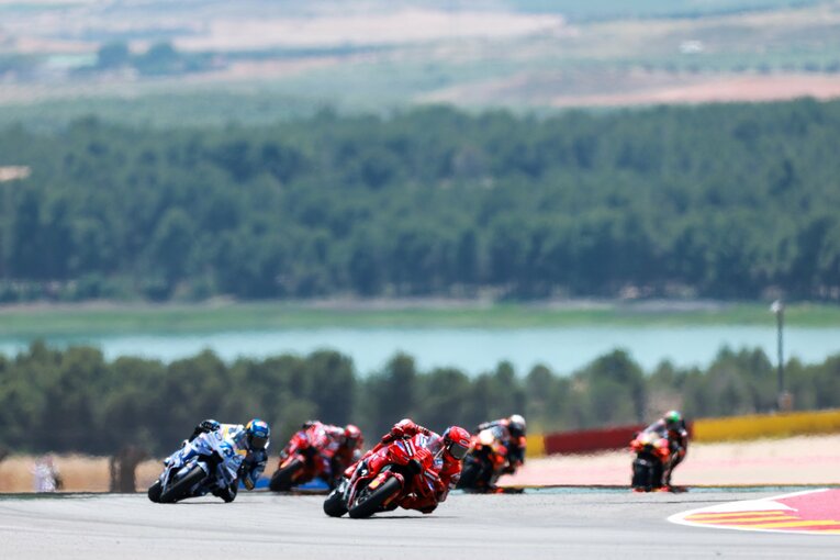 トップに立ったマルクは快調にラップを重ねていった　©︎Satoshi Endo