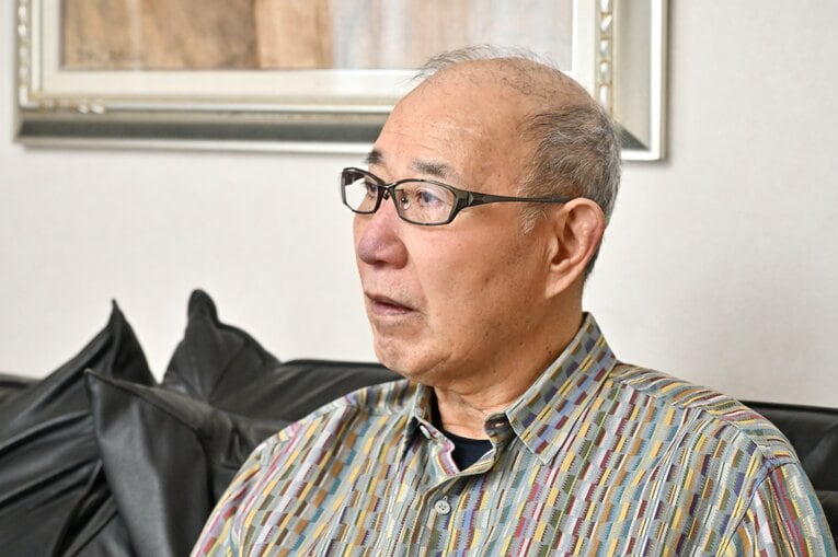江川への思いを語る西本　©Hideki Sugiyama