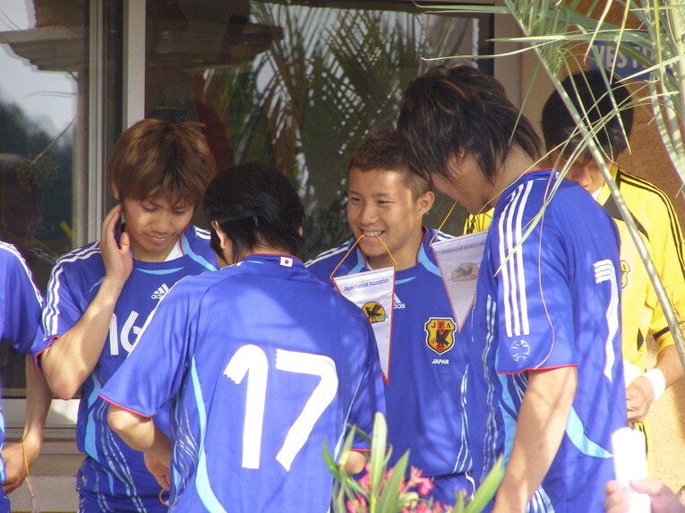 柏木陽介、安田理大（2006年AFC U-19選手権）©︎Takahito Ando