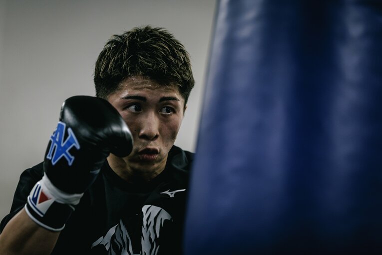 井上尚弥の公開練習　©Kiichi Matsumoto