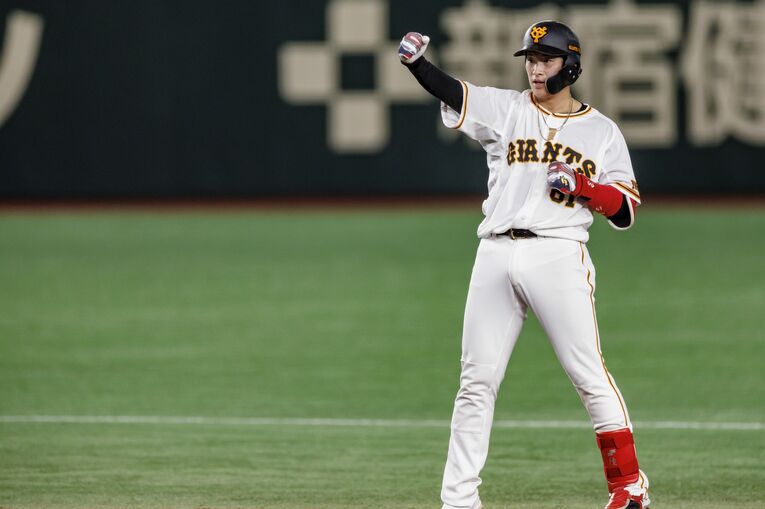 前半戦は46試合に出場し打率.256、4本塁打、15打点だった増田陸  ©︎Kiichi Matsumoto