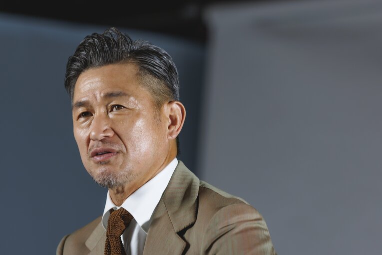 「親父はいろんな楽しみを教えてくれた人生の師匠」と語るカズ　©︎Kiichi Matsumoto