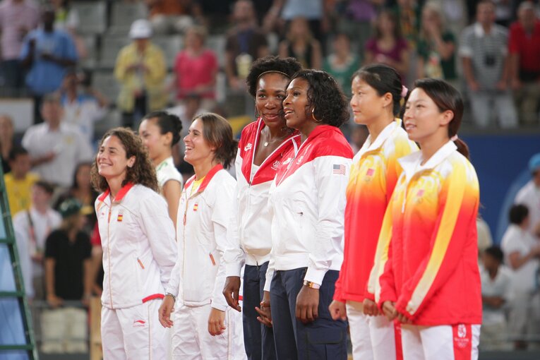 北京五輪、姉ビーナスと　©Shinji Oyama/JMPA