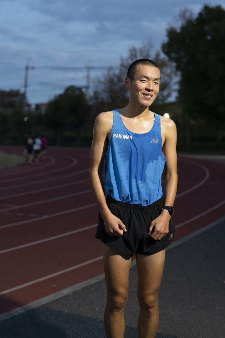 洛南高時代の佐藤圭汰　©Miki Fukano