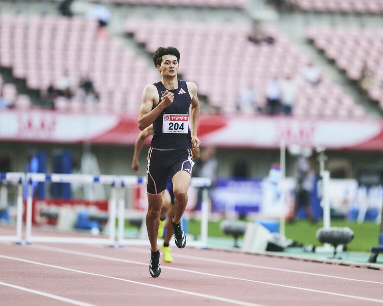 【慶大時代】予選での走り。春のGPシリーズと併せて様々な走りを試行錯誤してきた　©Yuki Suenaga