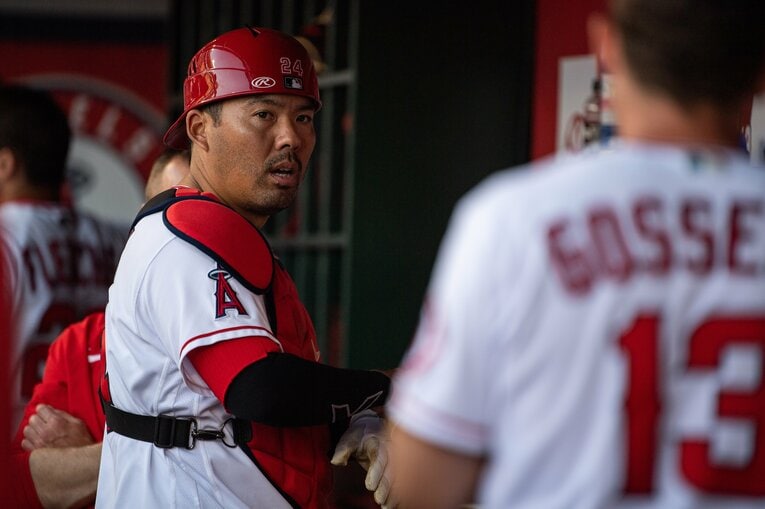 大谷ともバッテリーを組んできたカート・鈴木　©Nanae Suzuki