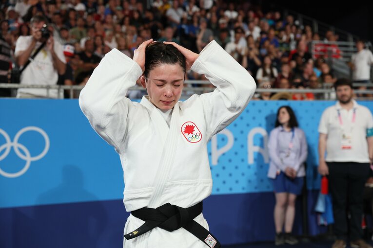 試合直後の出口　©Kaoru Watanabe/JMPA