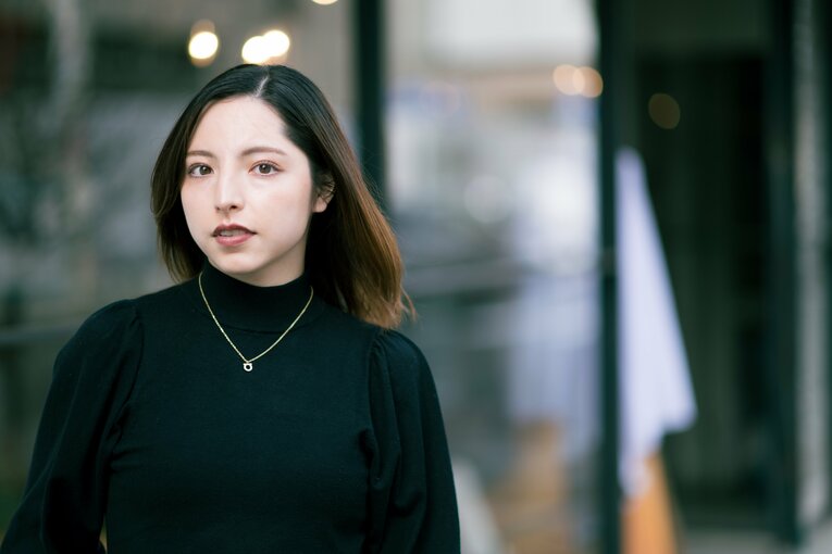 駅伝日本一の実業団に所属したランナーであり、現在はモデルとして活動する國立さん　©Miki Fukano