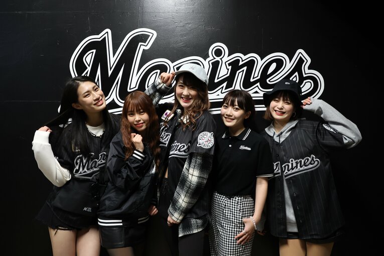 千葉ロッテマリーンズ公式チアパフォーマー「M☆Splash!!」©︎Chiba Lotte Marines