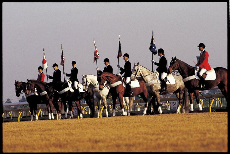1992年のジャパンカップ。世界各国からスターホースが集った　©️Tomohiko Hayashi