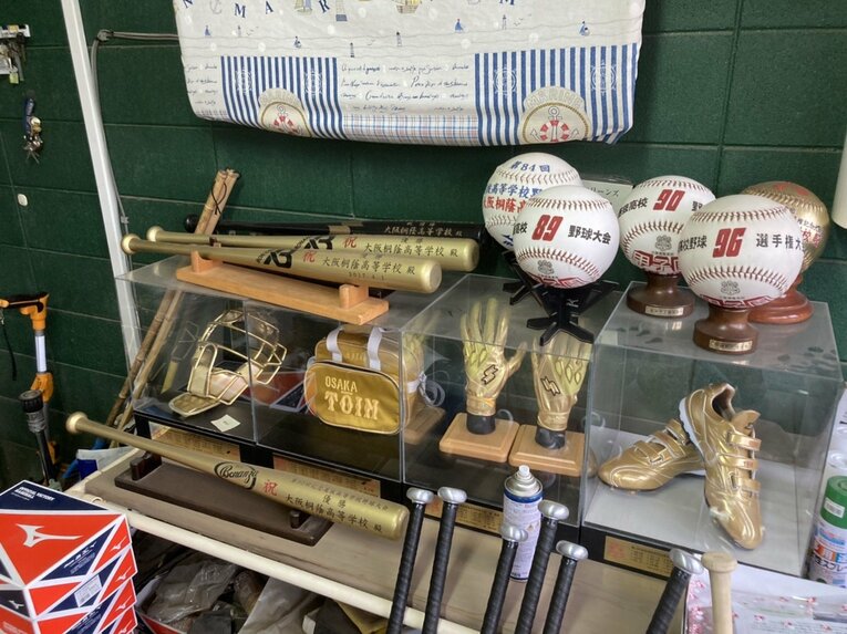 大阪桐蔭の練習風景（2022年）　©︎Hideki Sugiyama