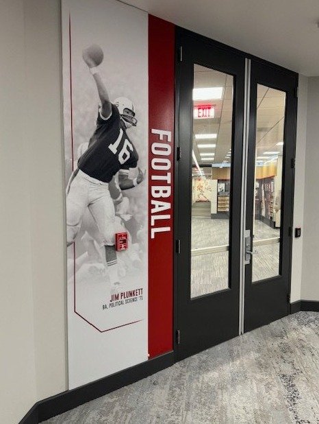 キャンパス内にはアスリートの履修などを助けるアドバイス施設も。写真はアメフト部のチューターの部屋 ©Tsuyoshi Kawata 