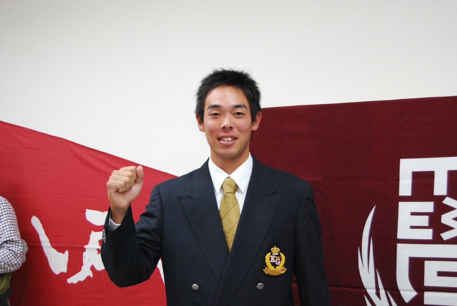 八戸大学から2010年ドラフト3位で西武入団でプロ入りを果たした秋山　©JIJI PRESS