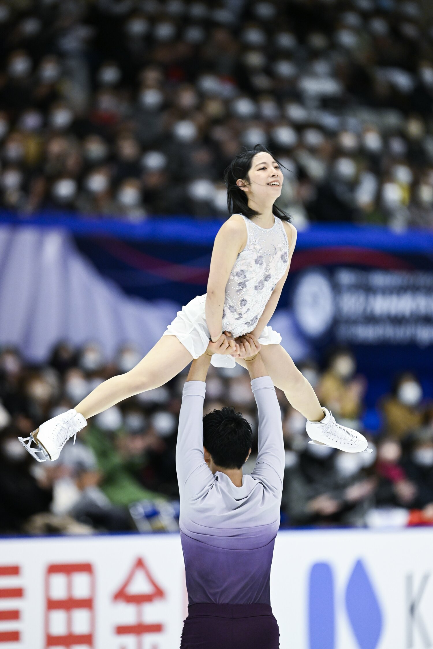 NHK杯で見せたフリー『Atlas: Two』。2人が大好きな1曲だという ©Asami Enomoto