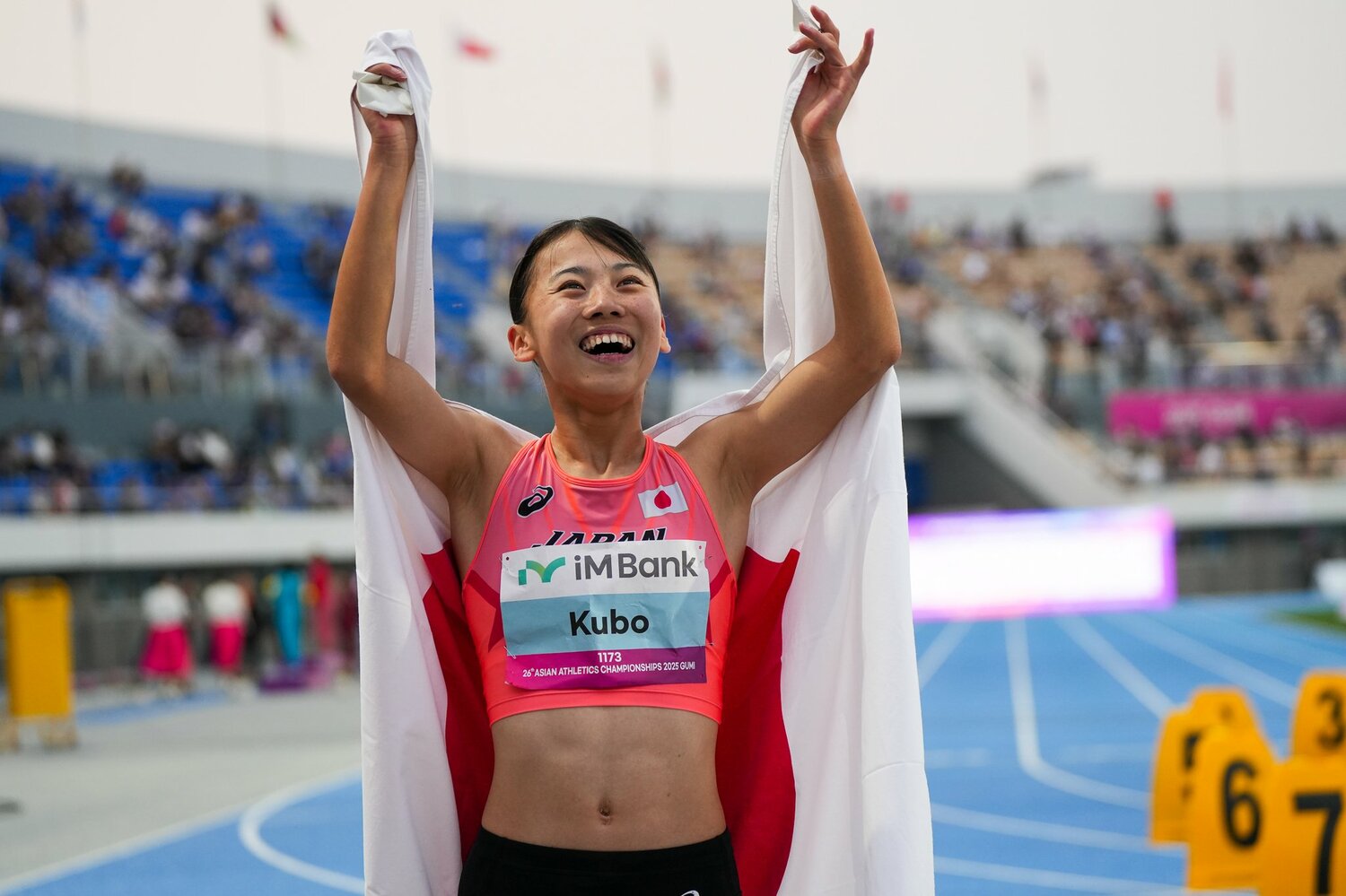 アジア選手権では銀メダルに終わり憮然とした表情を見せていたが、直後には切り替えの上手さも感じられた　©︎Satoshi Wada