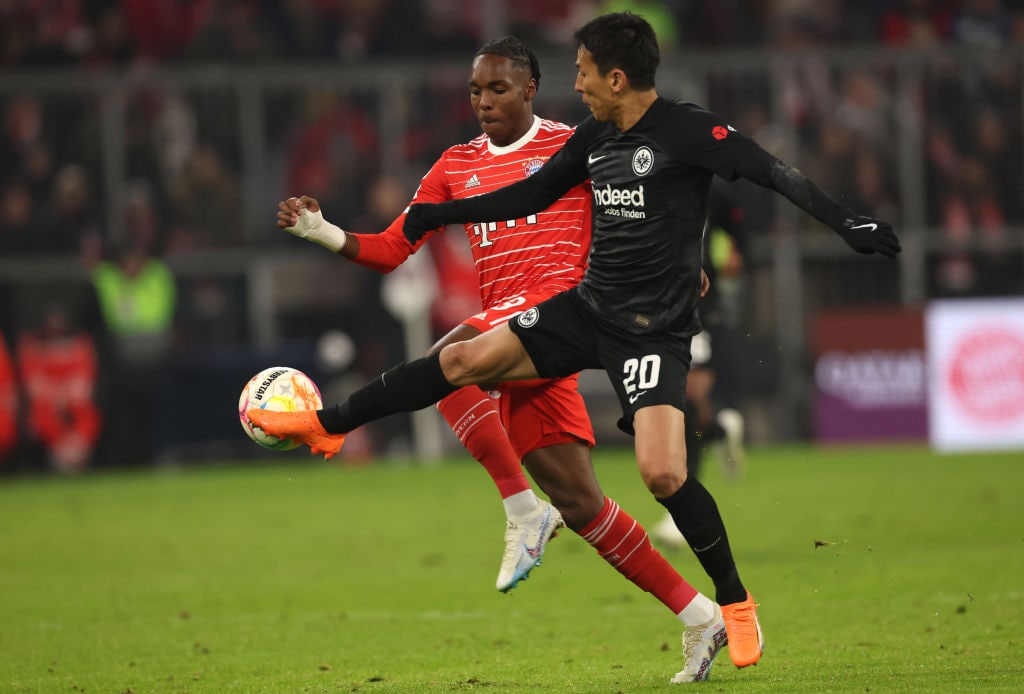 バイエルン戦での長谷部　©Getty Images