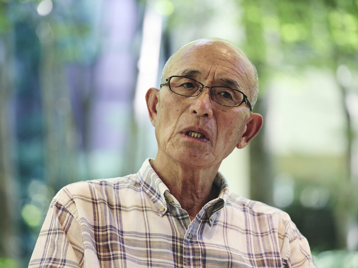 筆者のインタビューに答える松岡弘（2023年）©Yuki Suenaga