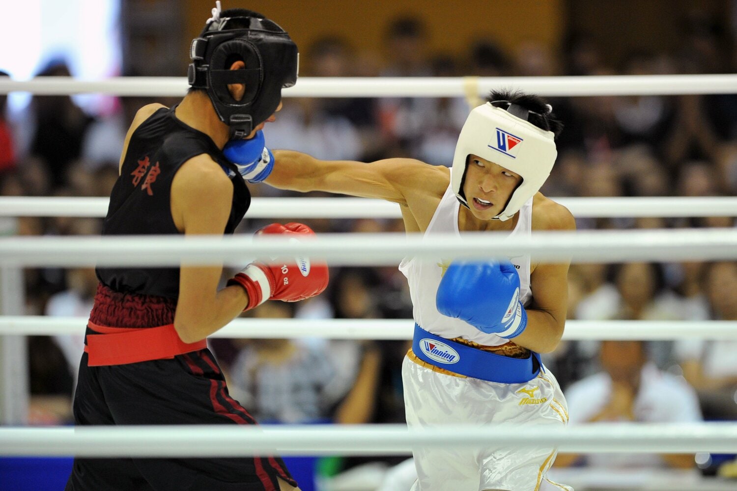 17歳、高校2年時の井上尚弥。2010年7月のインターハイで　©AFLO SPORT