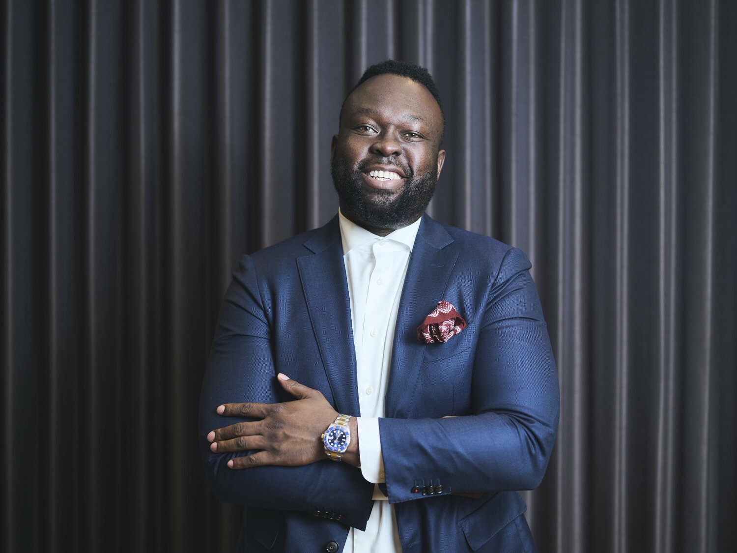 「夏の甲子園には特に興味がある」と話したアデショラ氏