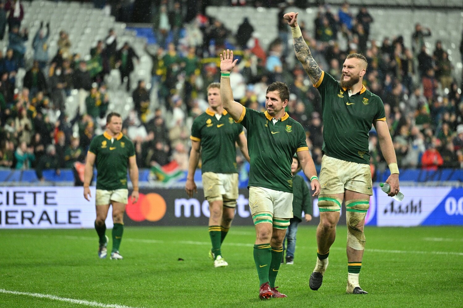 南アフリカ代表のクワッガ・スミス（ブルーレヴス）。180cm、94kg　©Getty Images