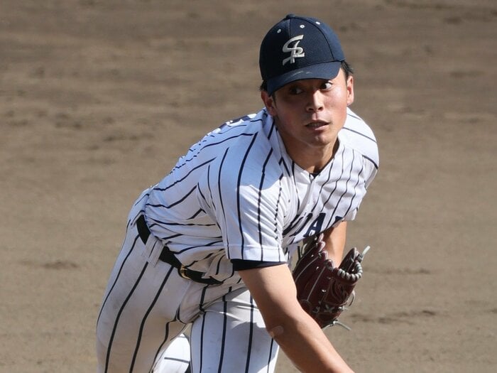 試合で突然「球速が4キロアップ」でも「159キロがアベレージじゃないと…」高校時代は実績ゼロ→米大学へ編入報道…仙台大・佐藤幻瑛「意外な素顔」＜Number Web＞ photograph by Shigeki Yamamoto