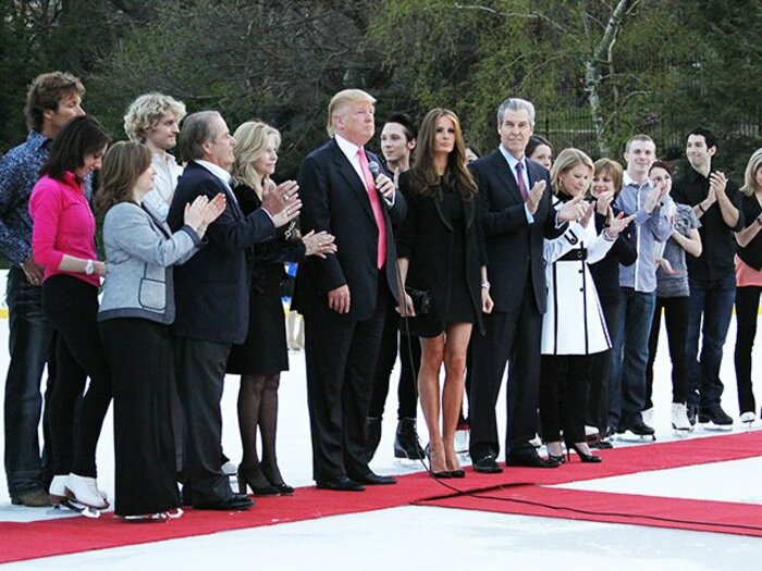 五輪金メダリストがトランプ氏を語る。米国大統領選とスケートの奇妙な縁。<Number Web> photograph by Akiko Tamura