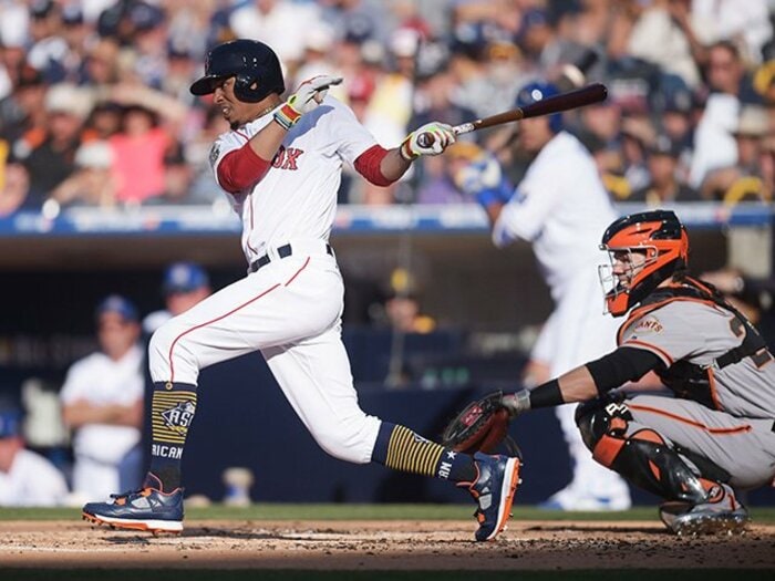 ムーキー・ベッツと連続無三振記録。「伝説」を視野に入れられるか？＜Number Web＞ photograph by AFLO