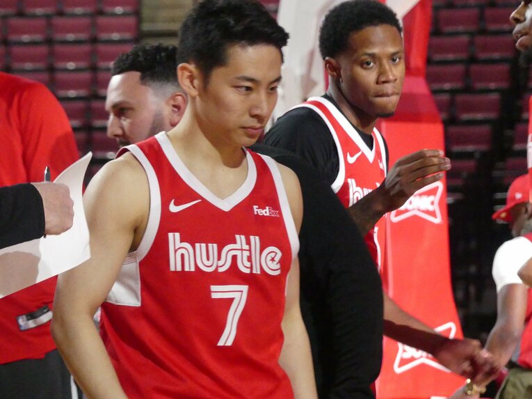 Gリーグではシーズン通して31試合、合計980分間出場した（今年3月撮影）　©︎Yoko Miyaji