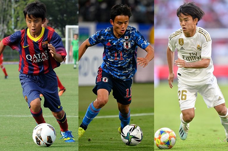 リーガの舞台で戦い、東京五輪世代の中心として期待される久保建英。ガーナ戦の出場はあるか ／ photograph by JMPA/Getty Images(L,R)