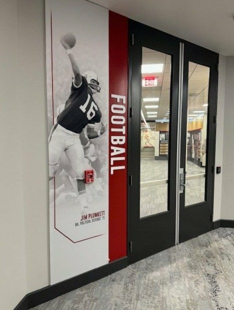 キャンパス内にはアスリートの履修などを助けるアドバイス施設も。写真はアメフト部のチューターの部屋 ©Tsuyoshi Kawata 