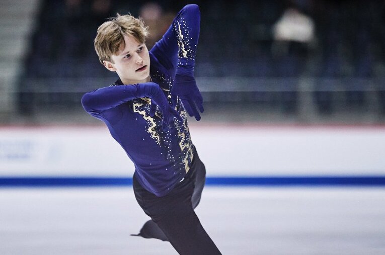 世界初の4回転アクセルを成功させた17歳のイリア・マリニン ／ photograph by Getty Images