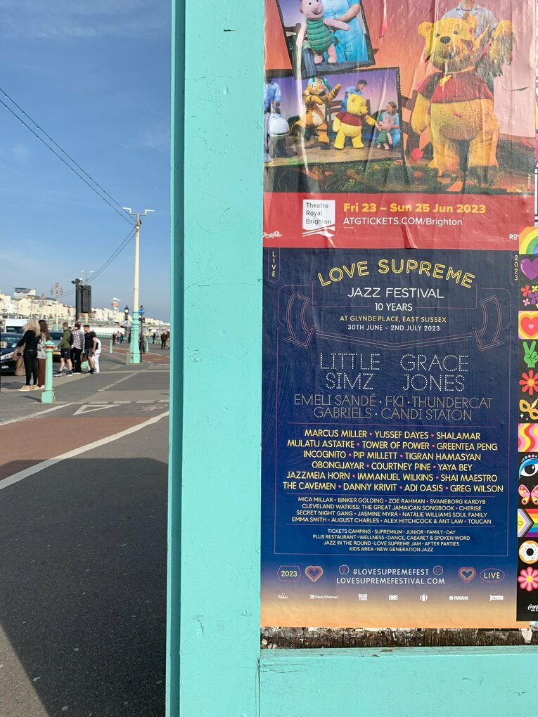 オシャレなブライトンの町並み　©Yoichi Igawa　