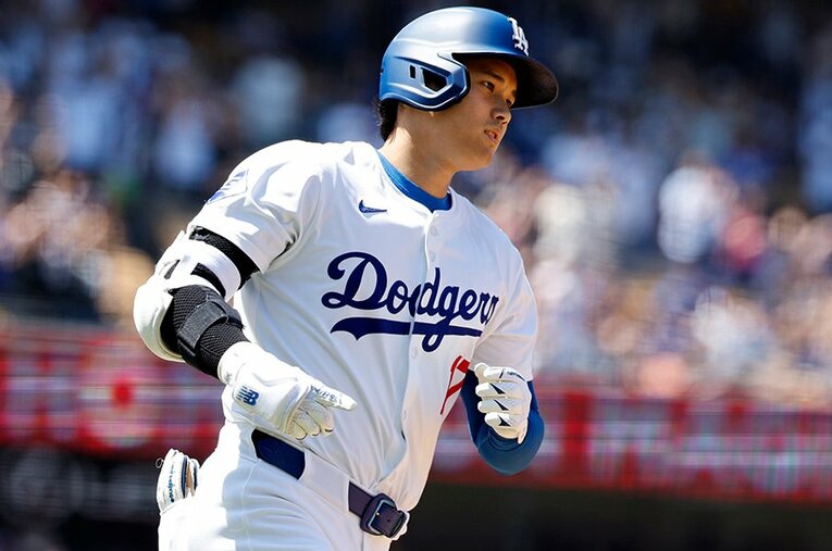 大谷翔平が松井秀喜を超えるMLB通算176号本塁打を放った際のコメントは今読んでも興味深いものがある ／ photograph by Kevork Djansezian/Getty Images