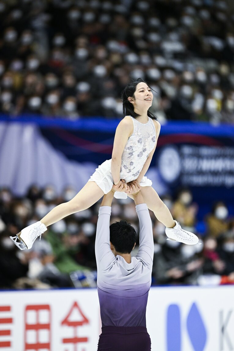 2022年NHK杯で見せたフリー『Atlas: Two』。2人が大好きな1曲だという　©Asami Enomoto