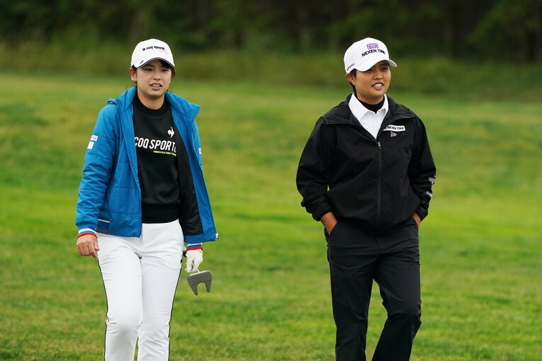 2023年7月全米女子オープン（左は木下彩）　©︎Shizuka Minami