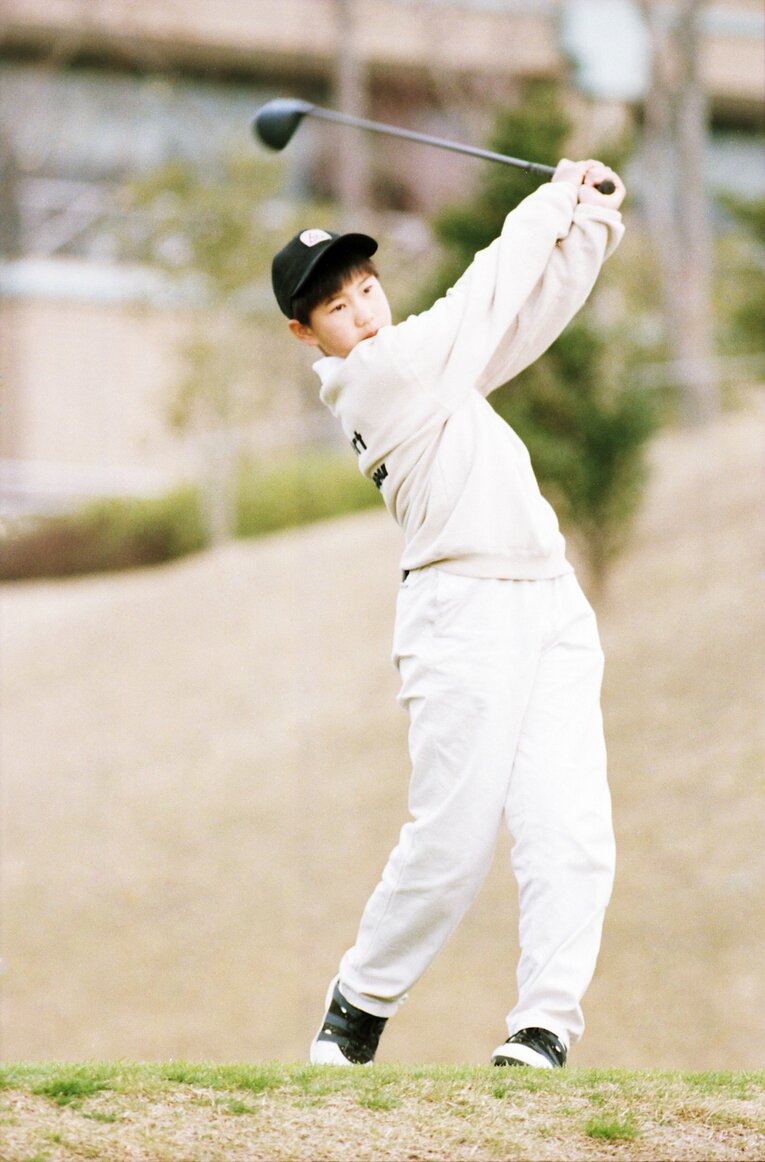 当時12歳の上田桃子（1988年）©︎AFLO