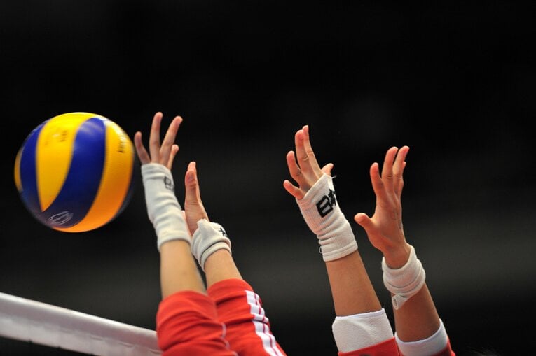 東龍の選手たちが身につけるサポーターには刺繍された「日本一」の文字が　©︎Jun Tsukida/AFLO SPORT