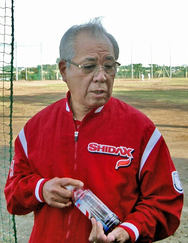 2005年シーズン、社会人野球シダックス監督だった野村克也氏　©JIJI PRESS