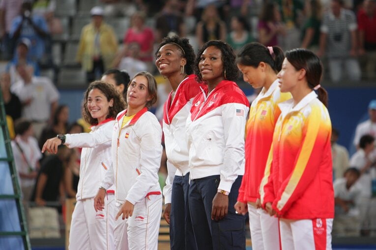 北京五輪、姉ビーナスと　©Shinji Oyama/JMPA