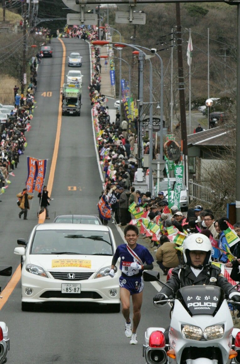 今井の5区激走　©JIJI PRESS