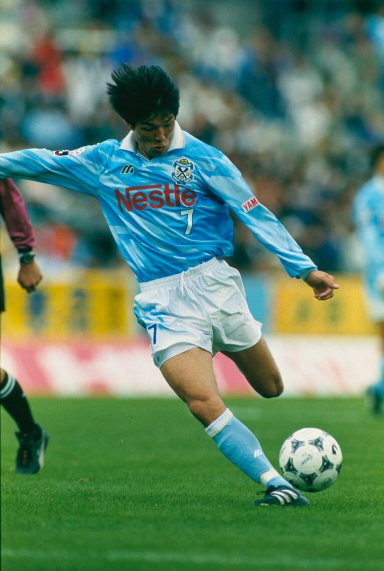 清水商業OBの名波浩（1988年入学）©Takao Yamada