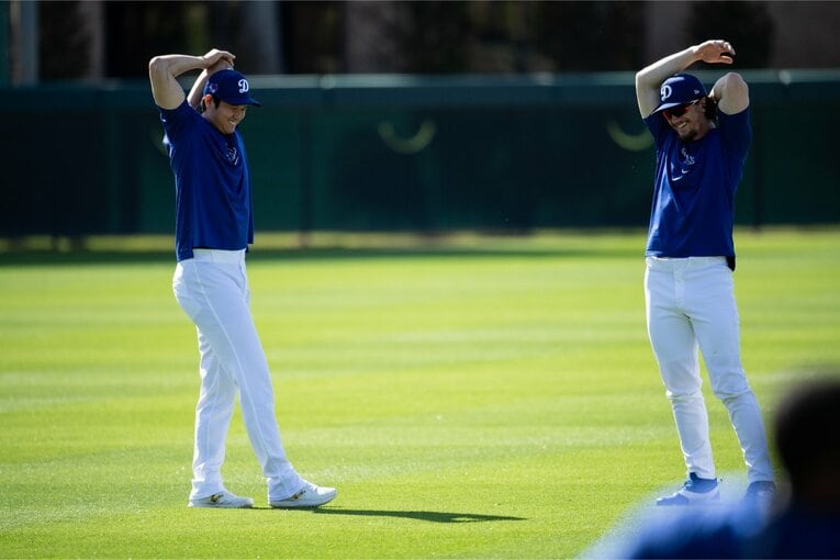 【翔平の英語でコミュニケーション】キャンプ中の様子　©Nanae Suzuki