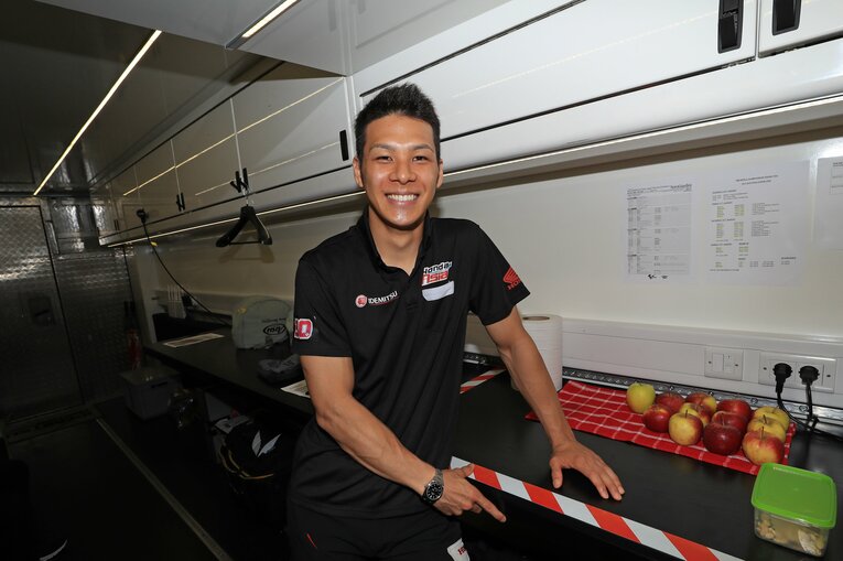 2017年、Moto2最終年の中上　©Satoshi Endo